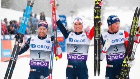 Норвежци взеха златния и сребърен медал