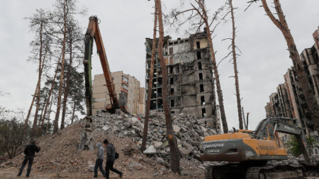 Разрушения в Ирпин, 30 април 2023 г.