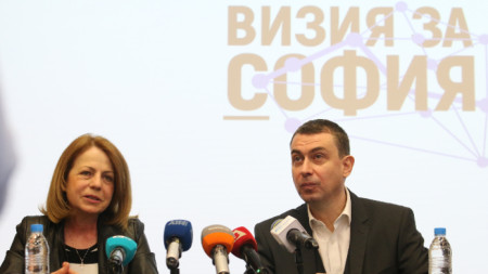 Столичният кмет Йорданка Фандъкова и главният архитект Здравко Здравков