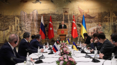 The Ukraine-Russia negotiations in Istanbul, 29 March, 2022
