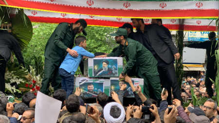 Церемония в памет на Ебрахим Раиси в Табриз, 21 май 2024 г.