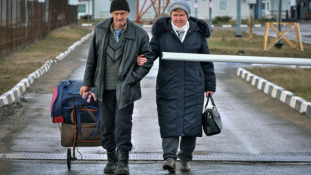 Бежанци преминават на руска територия в района на Ростов на Дон