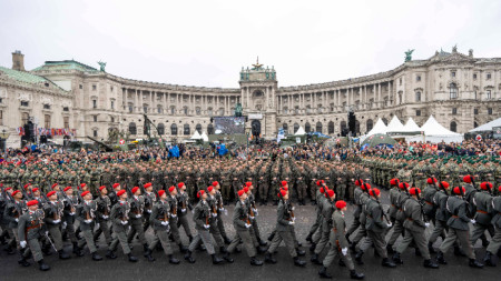 Военни парад във Виена по повод националния празник на страната - 26 октомври 2024 г.