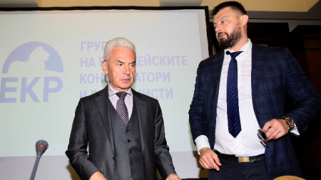Сидеров и Бареков на конференция на тема 