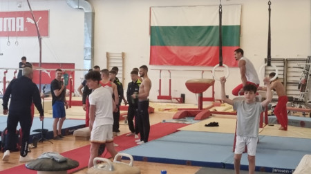 Открита тренировка на националите по спортна гимнастика