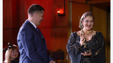 BNR Director General Milen Mitev and Gabriela Georgieva