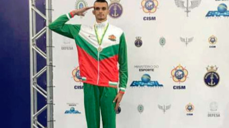 Владимир Далаклиев със сребърен медал на световното пъввество за военни в Рио де Женейро