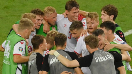 Отборът на Дания се класира за полуфиналите на Евро 2020