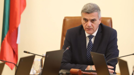 Премиерът Стефан Янев на Съвета по сигурността към правителството