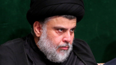 Иракският шиитски духовник Муктада Садр.