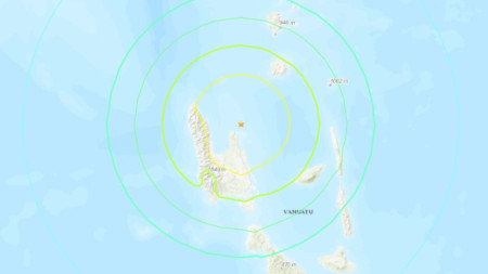 Земетресение с магнитуд 6 8 по скалата на Рихтер е регистрирано
