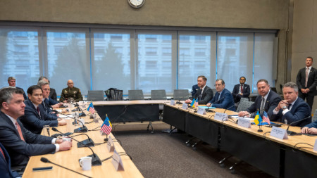 Срещата на двете делегации в Женева, 23 ноември 2025 г.