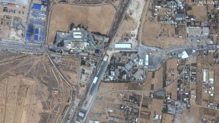 Сателитно изображение на контролния пункт 