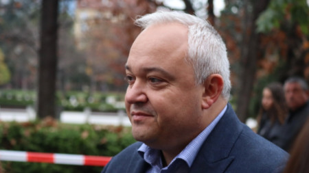 Вътрешният министър Иван Демерджиев в София, 12 ноември 2022 г. 