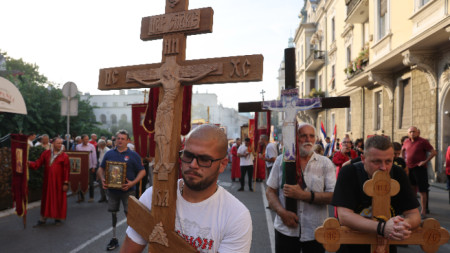Шествие срещу ЕвроПрайда в Белград, 28 август 2022 г.