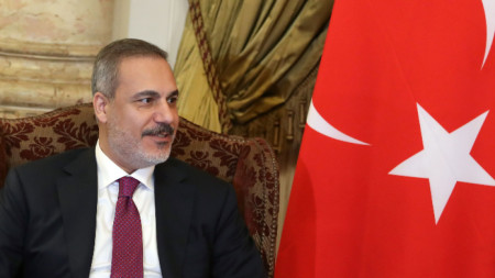 Министърът на външните работи на Турция Хакан Фидан