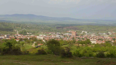 Панорамен изглед към Тополовград 