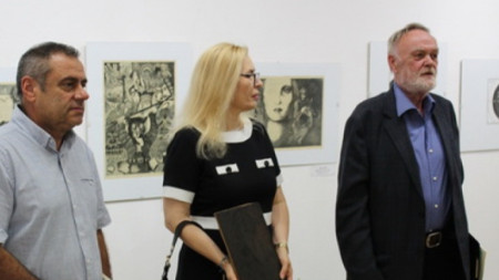 Иван Пеев - художник, откриване на изложба в Смолян 
