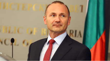 Caretaker Minister of Energy Rosen Hristov 