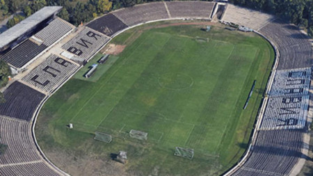 Стадионът на Славия 