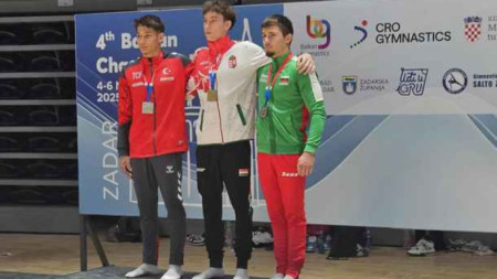 Българите са 4-ти в отборното на Балканиадата по спортна гимнастика