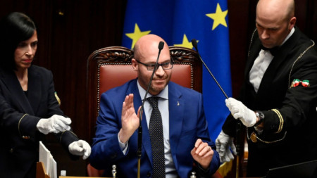 Лоренцо Фонтана беше избран за председател на Камарата на депутатите на италианския парламент 