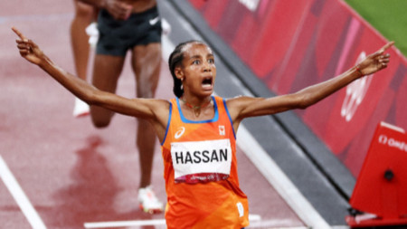 Състезаващата се за Нидерландия етиопка Сифан Хасан бе избрана за