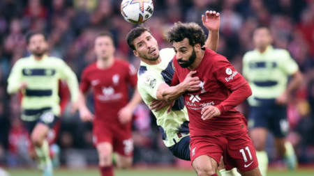 Мохамед Салах вкара за Ливърпул при 1:0 над Манчестър Сити