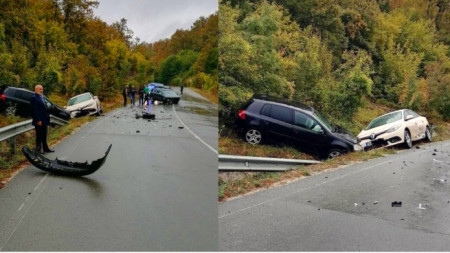 Катастрофа стана по пътя Бургас – Малко Търново при разклона