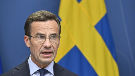 Шведският премиер Улф Кристершон даде пресконференция за опасностите от терористични заплахи в страната.