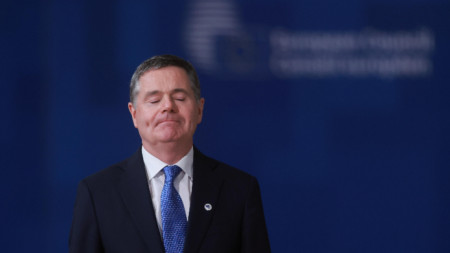 Пасхал Донахю по време на срещата на върха на еврозоната в Брюксел, Белгия, 23 октомври 2025 г.