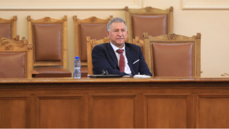 Minister of Health Stoycho Katsarov in parliament