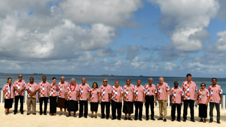 Форума на тихоокеанските острови в  Тувалу.