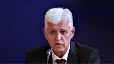 Bulgaria's caretaker Minister of Defence Dimitar Stoyanov