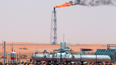Петролното находище Khurais, на около 160 км от Рияд, Кралство Саудитска Арабия, архив.