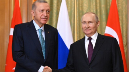 Турският президент Реджеп Ердоган се срещна с руския си колега Владимир Путин