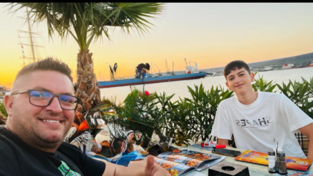 17-годишният Семих /вдясно/ и Самед Сеймов