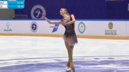 Александра Фейгин която през февруари ще дебютира на зимна олимпиада