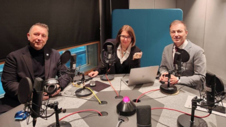 Ivaylo Valtchev, Irina Nédéva et Andrey Kovatchev, Strasbourg