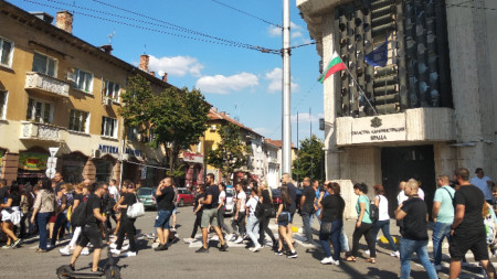 Протестът във Враца