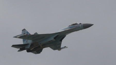 Руски изтребител Су-35.