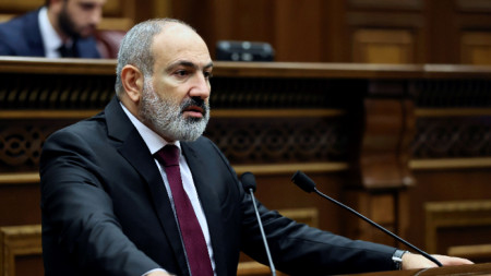 Министър-председателят на Армения Никол Пашинян