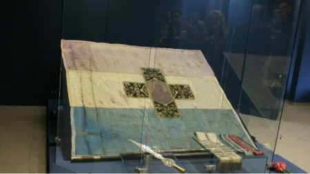 Най-голямата светиня на Българското освобождение – оригиналът на Самарското знаме. 