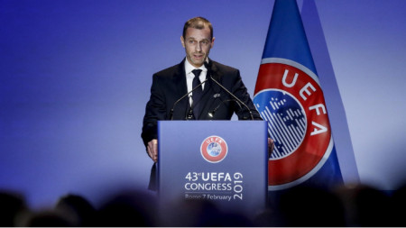 Президентът на УЕФА Александър Чеферин няма много добро мнение за