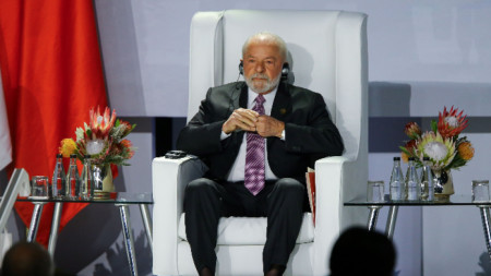 Президентът на Бразилия Луис Инасио Лула да Силва в Йоханесбург, Южна Африка - 22 август 2023