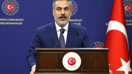 Министърът на външните работи на Турция Хакан Фидан