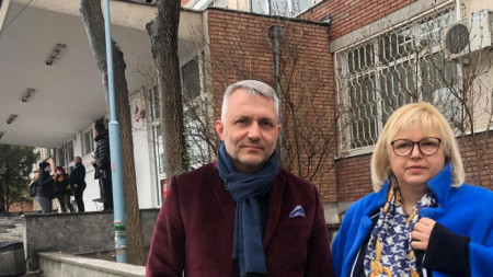 Николай Хаджигенов и Мария Капон в Пловдив, 11 март 2021 г.