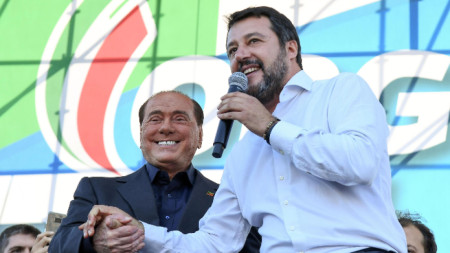 Матео Салвини покани Силвио Берлускони на митинга в Рим