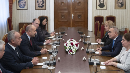 Президентът Радев се срещна с министъра на културата Кръстю Кръстев