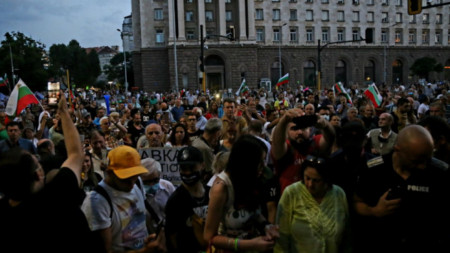 47-а вечер на атниправителствен протест в София
